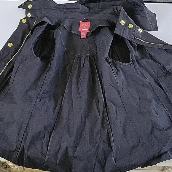 Ciao Milano 1969 Savina Water Resistant Zip Up Hooded  Size Large Rain Jacket - Picture 17 of 17